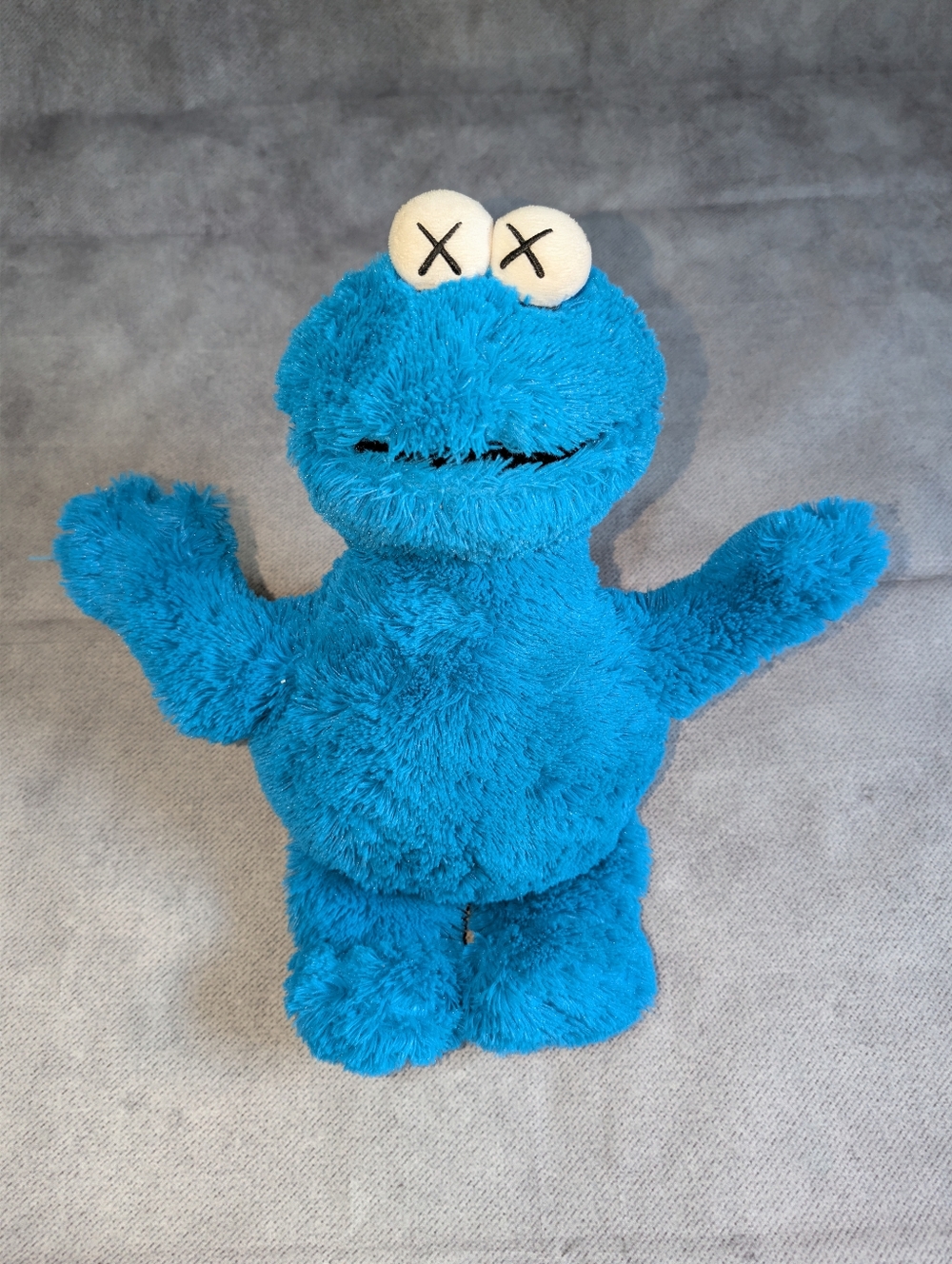 Authentic Kaws x Sesame Street Plush Cookie Monster from Japan Uniqloc Rare